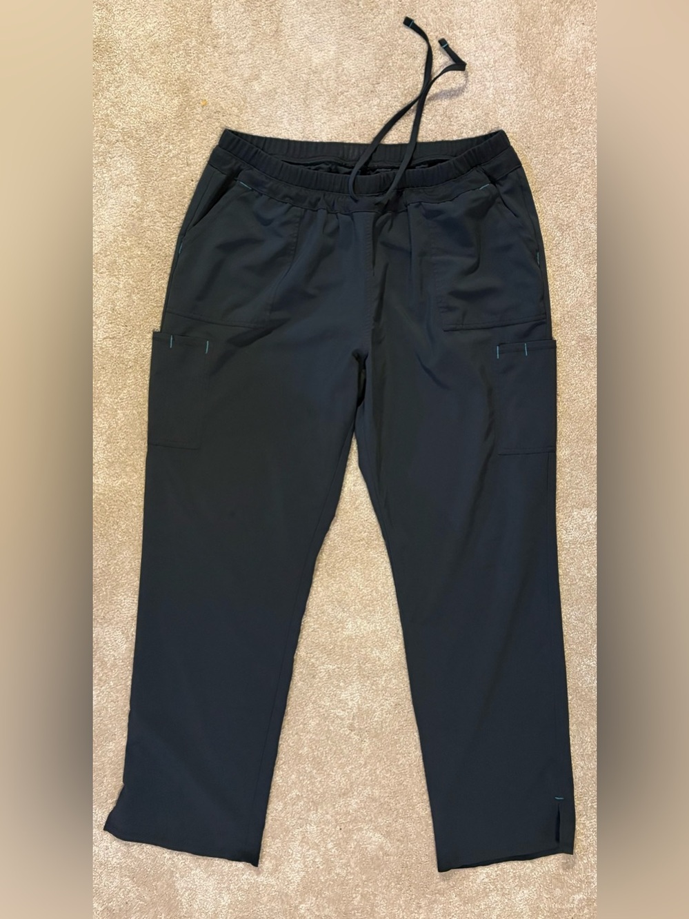 SCRUBSTAR Grey Drawstring Cargo Jogger /Work Pants Size X Large